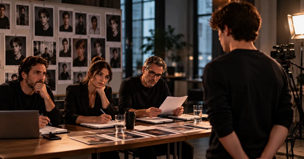 Oficina d'agent d'actors amb contracte sobre escriptori i tassa de cafè